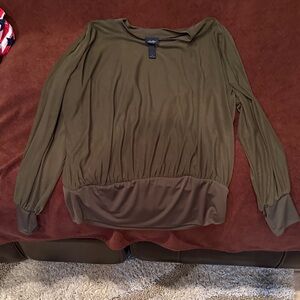 Daytrip Khaki Women's Blouse